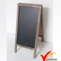 Antique Vintage Rustic French Country Style Free Standing a Design Wooden Blackboard